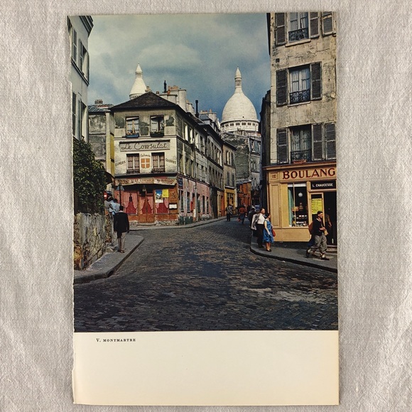 ! VTG 5 photo pages from 1961 Paris Book? Wall Art - Picture 6 of 8